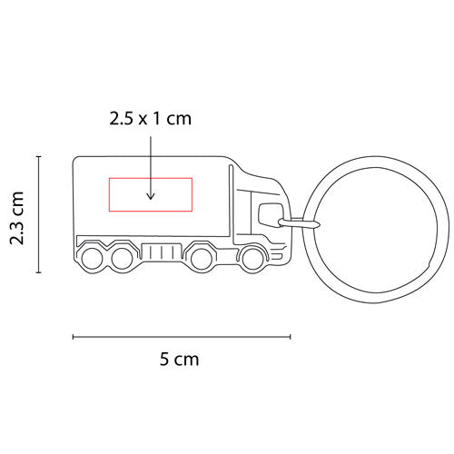 ETRETRIA TRUCK KEYCHAIN