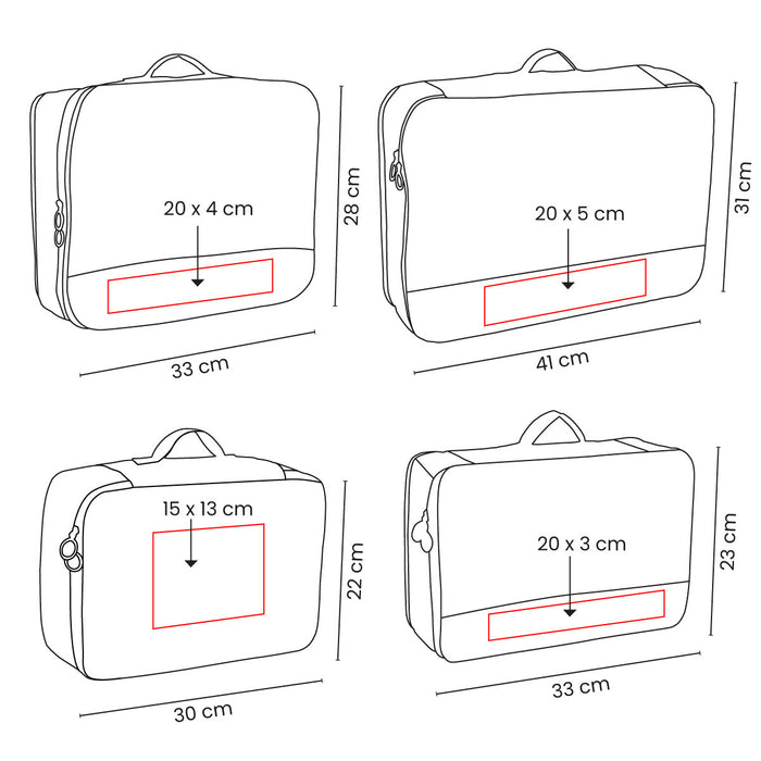 SET ORGANIZADOR DE VIAJE DEVIKA