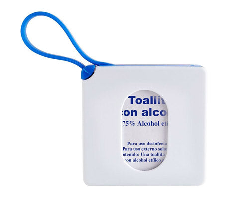 CASE WITH ALCOHOL PADS