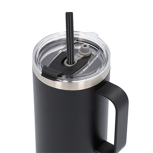 EVANTS THERMOS WITH STRAW