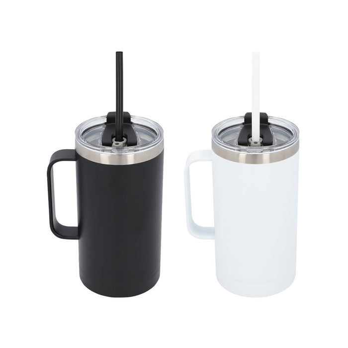 EVANTS THERMOS WITH STRAW