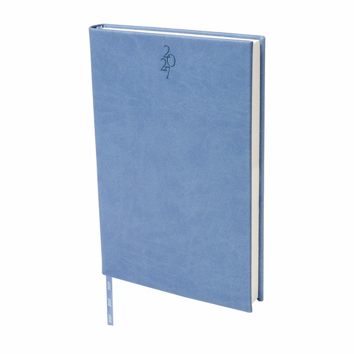 AGENDA DIARIA CLÁSICA 2027 AZUL CIELO