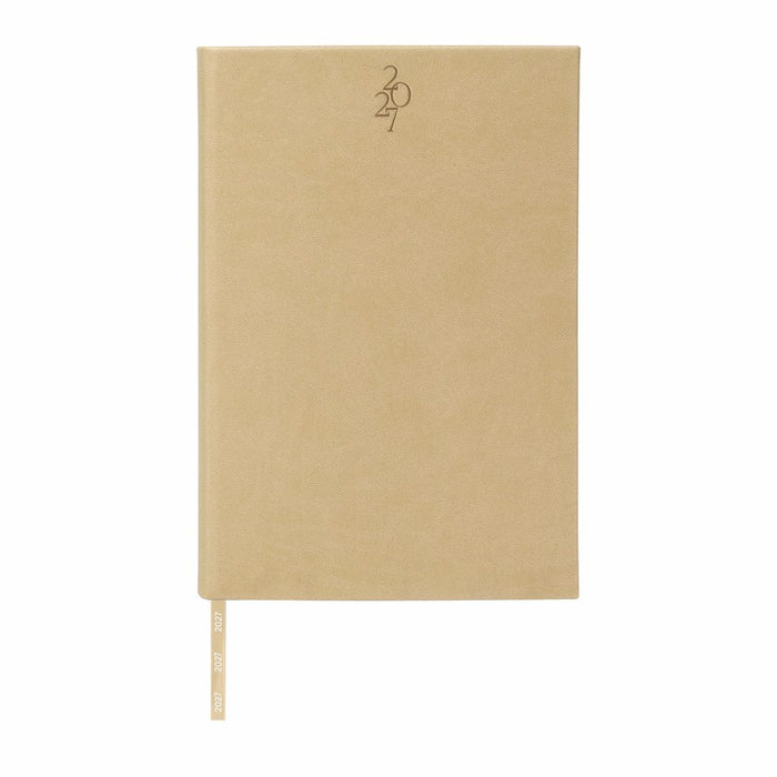 AGENDA DIARIA CLÁSICA 2027 BEIGE