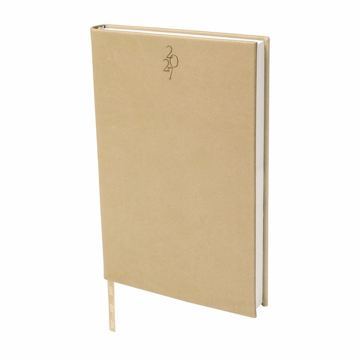 AGENDA DIARIA CLÁSICA 2027 BEIGE