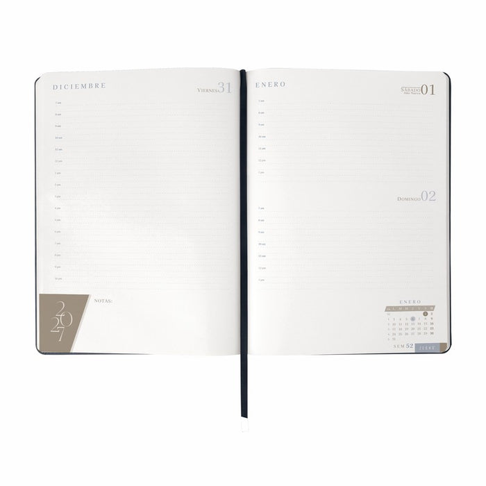 AGENDA DIARIA ULTRA 2027 AZUL