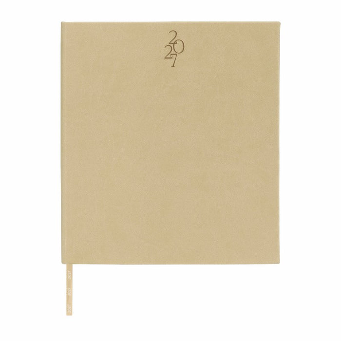 AGENDA EJECUTIVA CLÁSICA 2027 BEIGE