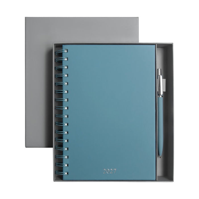 AGENDA DIARIA LETTE 2027 AZUL CIELO