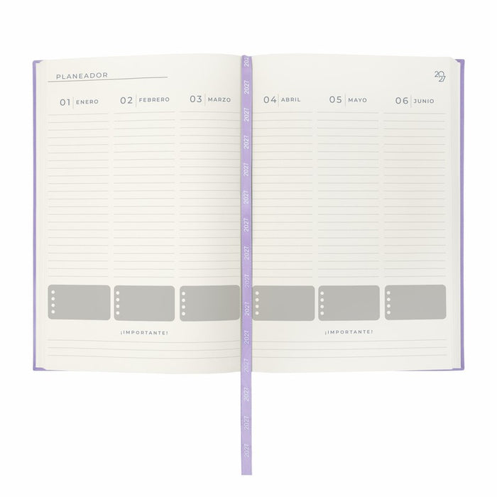 AGENDA DIARIA TERRA 2027 MORADO