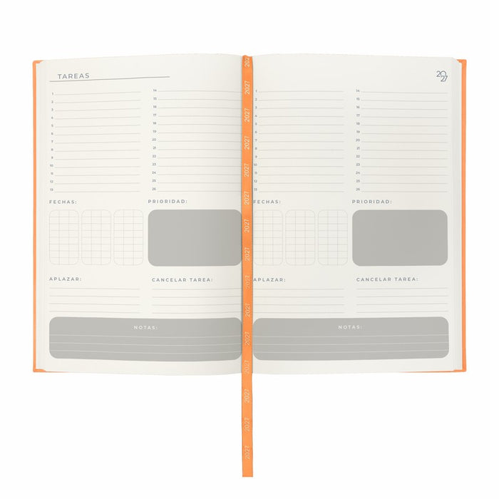 AGENDA DIARIA TERRA 2027 NARANJA