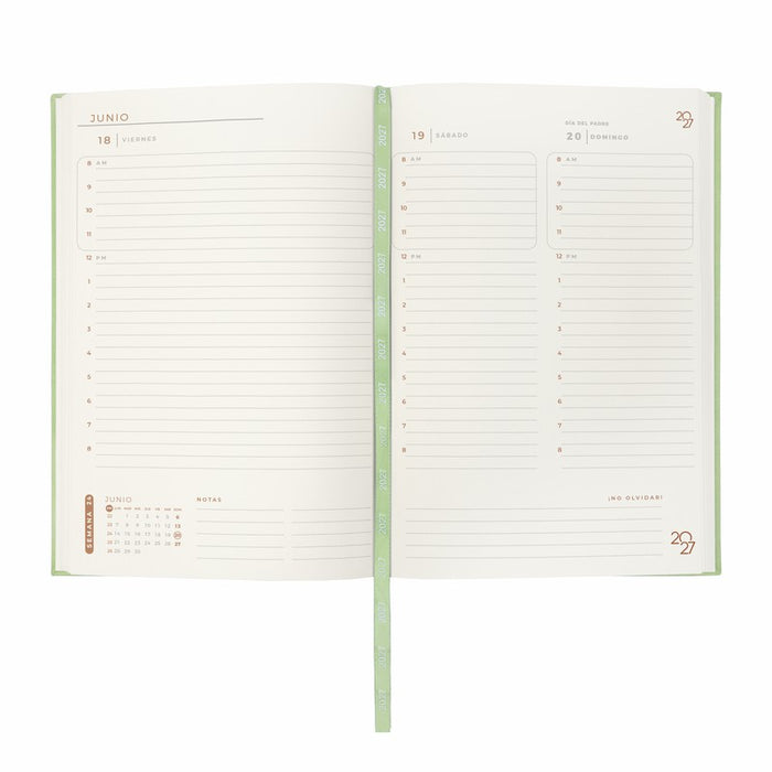 AGENDA DIARIA TERRA 2027 VERDE