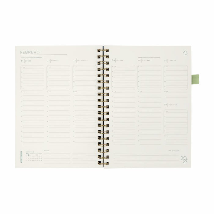 AGENDA SEMANAL TERRA 2027 VERDE