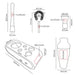SET SHAKER MIXARE vector