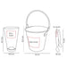 SET DE BAR GLASE vector