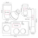 SET SHAKER KORAI vector