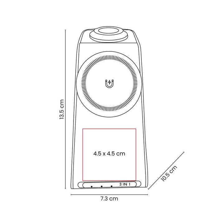 MULTICARGADOR INALÁMBRICO NOMAI vector