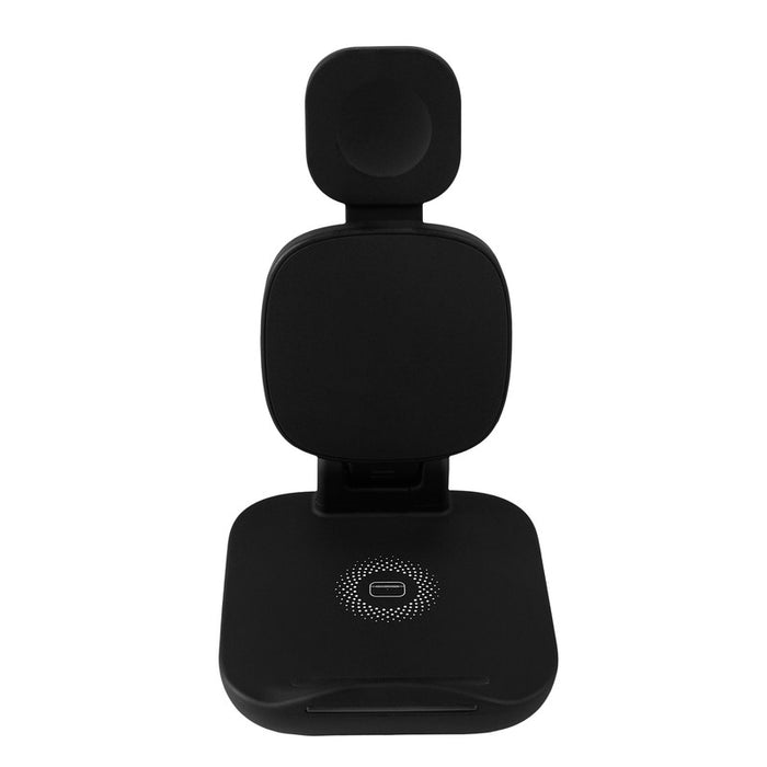 MULTICARGADOR INALÁMBRICO ORANO NEGRO