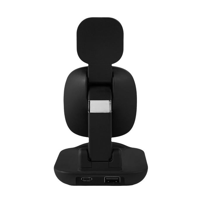 MULTICARGADOR INALÁMBRICO ORANO NEGRO