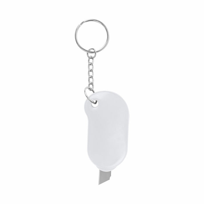 LLAVERO CÚTER LIO BLANCO