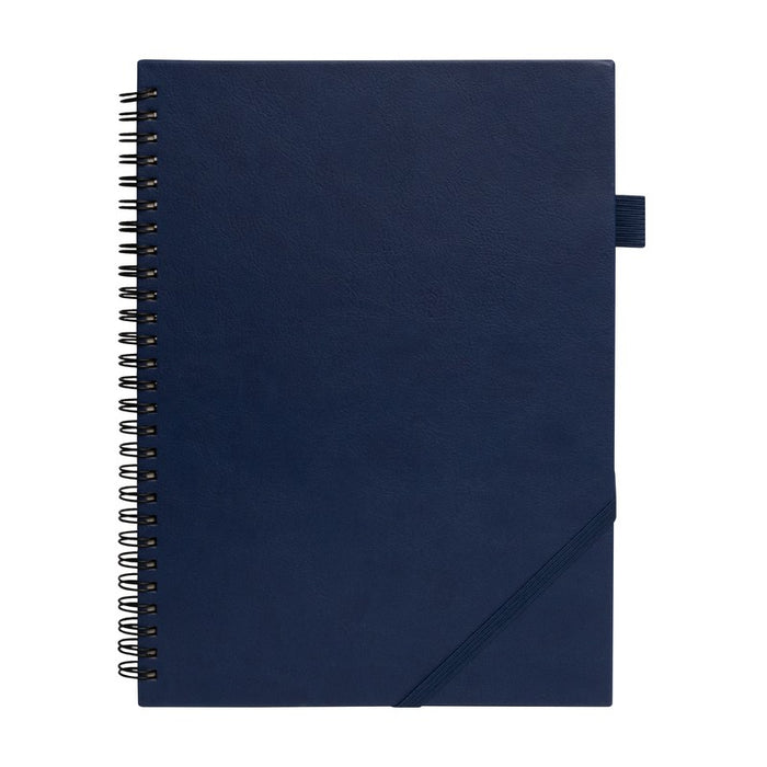 LIBRETA AGENDARIO BORGES AZUL MARINO