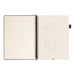 LIBRETA AGENDARIO BORGES AZUL MARINO