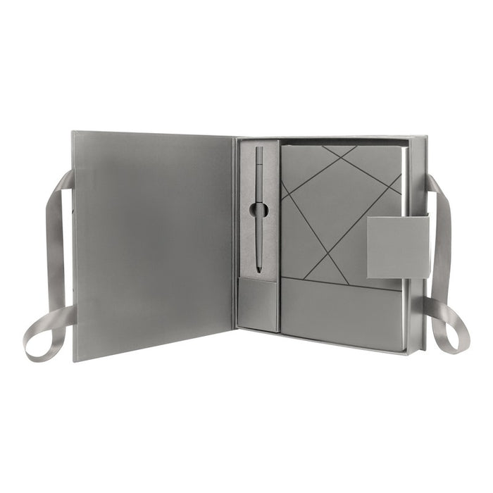 SET DE LIBRETA TIMANTTI GRIS