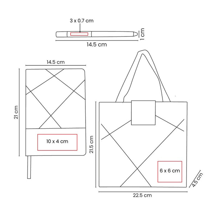 SET DE LIBRETA TIMANTTI vector