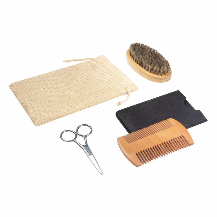SET DE CUIDADO PARA BARBA MIVOR BEIGE