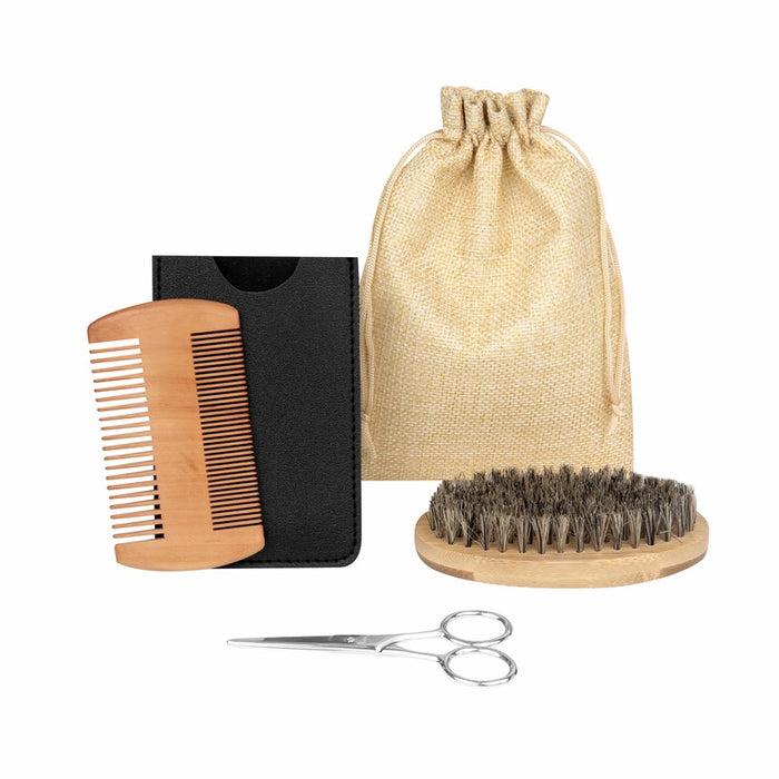SET DE CUIDADO PARA BARBA MIVOR BEIGE