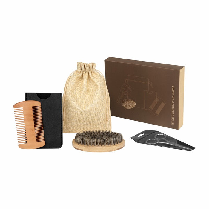 SET DE CUIDADO PARA BARBA MIVOR BEIGE