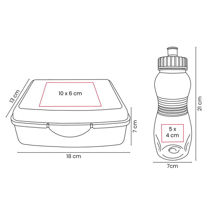SET DE LONCHERA ZEA vector