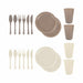 SET DE VAJILLA  SUVA BEIGE