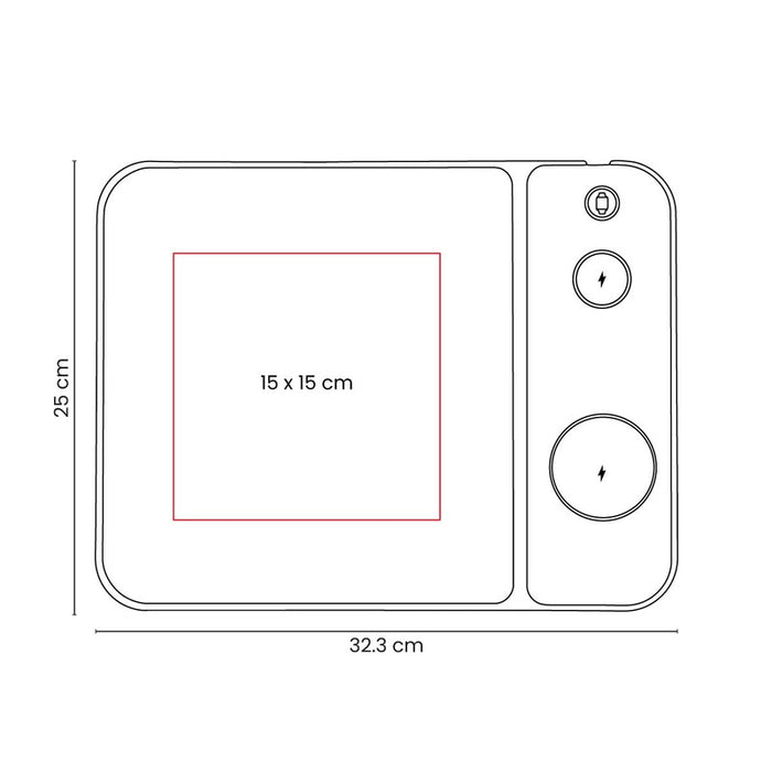 MOUSE PAD CARGADOR ISKRA vector