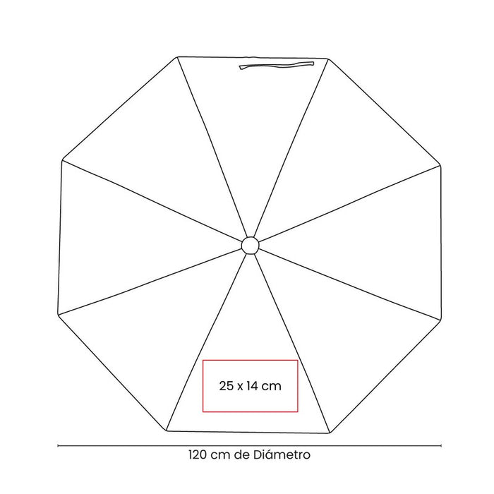PARAGUAS SOLE NEGRO vector