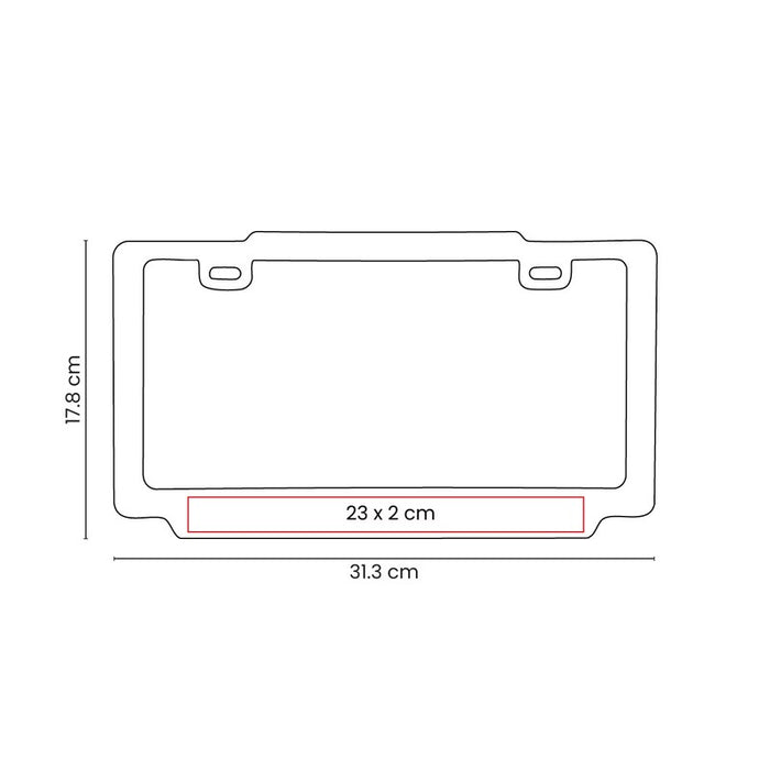 PORTA PLACA VAREK vector