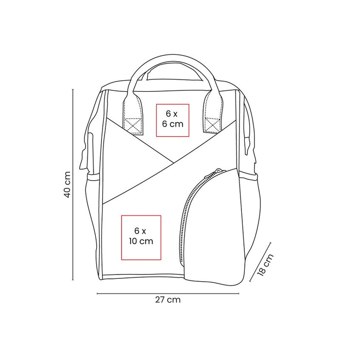 MOCHILA-LONCHERA VERTEX vector