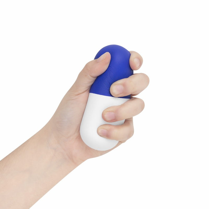 ANTI-STRESS EN FORMA DE CAPSULA AZUL