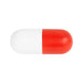 ANTI-STRESS EN FORMA DE CAPSULA ROJO