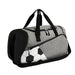 MALETA DEPORTIVA SOCCER BLANCO CON NEGRO