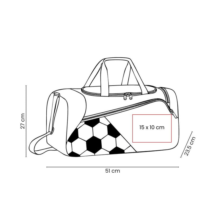 MALETA DEPORTIVA SOCCER vector