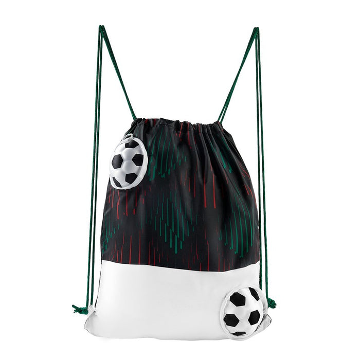 BOLSA-MOCHILA MÁGICA SOCCER NEGRO