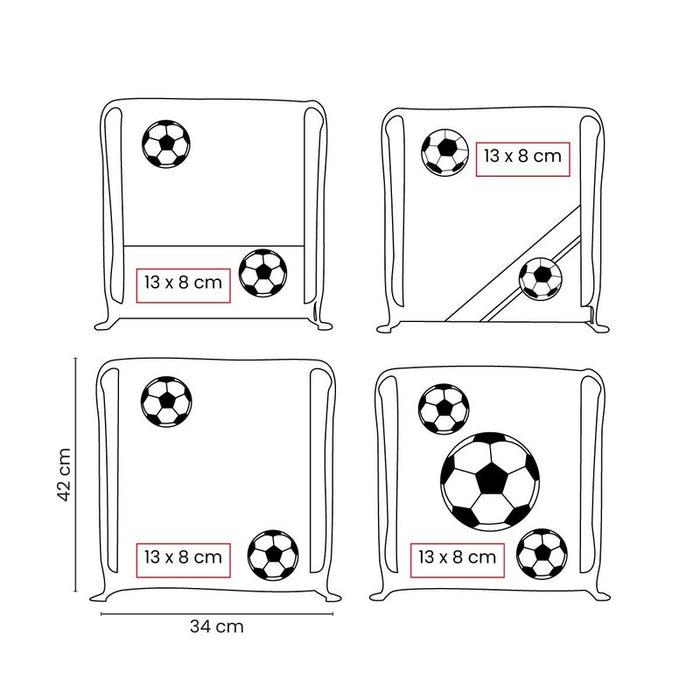 BOLSA-MOCHILA MÁGICA SOCCER vector