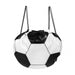 BOLSA-MOCHILA SOCCER BLANCO CON NEGRO