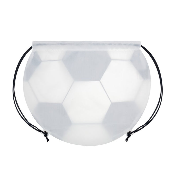 BOLSA-MOCHILA SOCCER BLANCO CON NEGRO