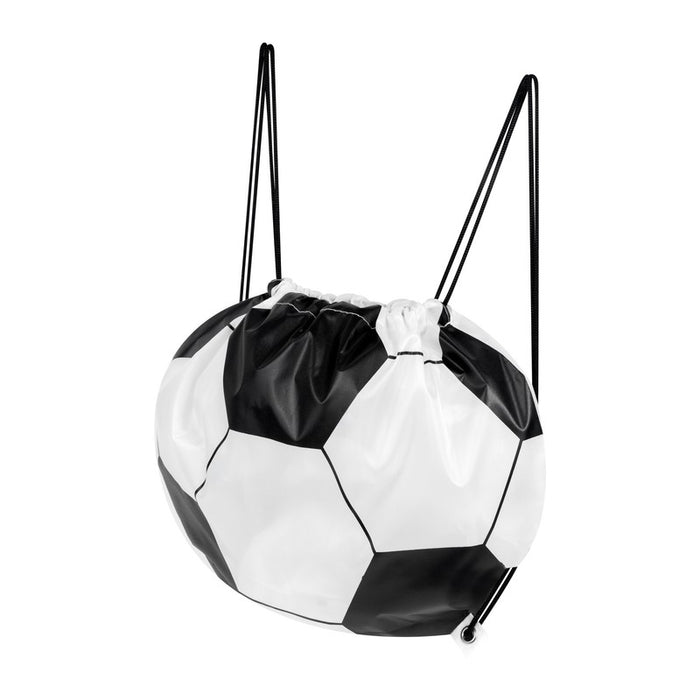 BOLSA-MOCHILA SOCCER BLANCO CON NEGRO