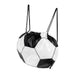 BOLSA-MOCHILA SOCCER BLANCO CON NEGRO