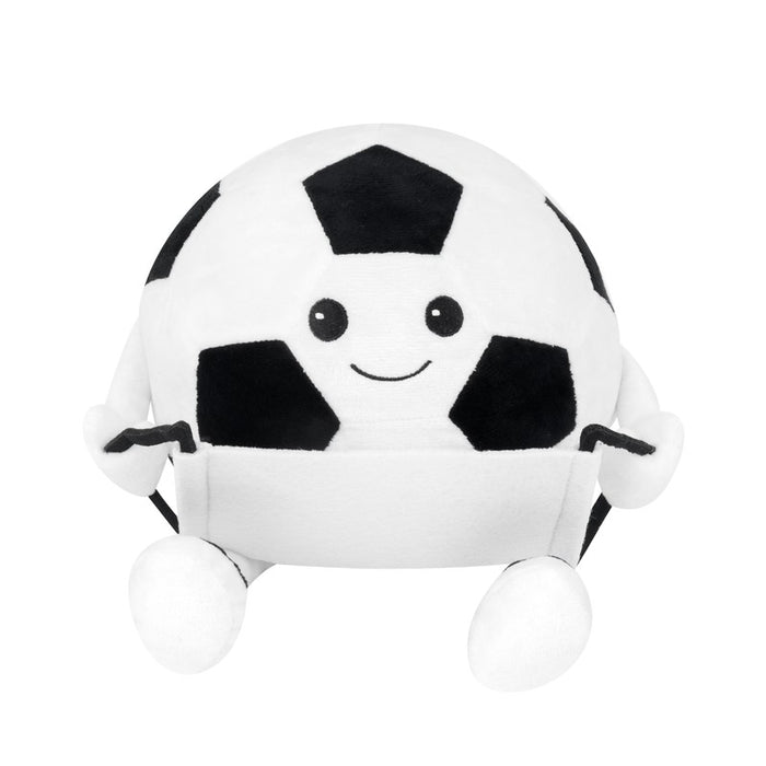 PELUCHE SOCCER BLANCO CON NEGRO