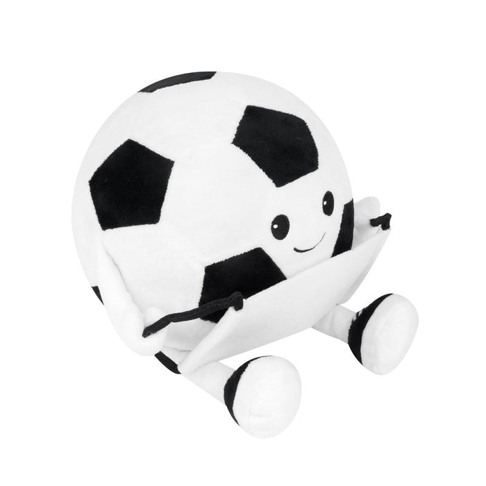 PELUCHE SOCCER BLANCO CON NEGRO