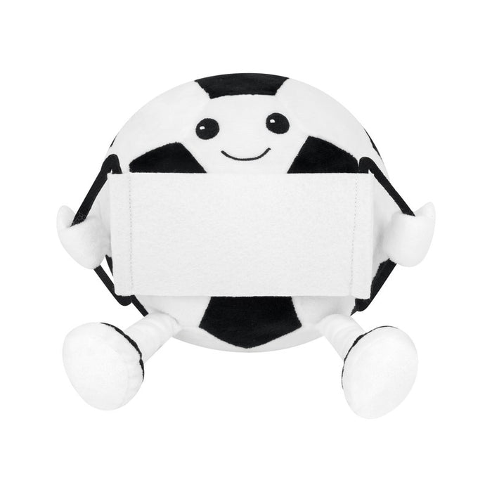 PELUCHE SOCCER BLANCO CON NEGRO