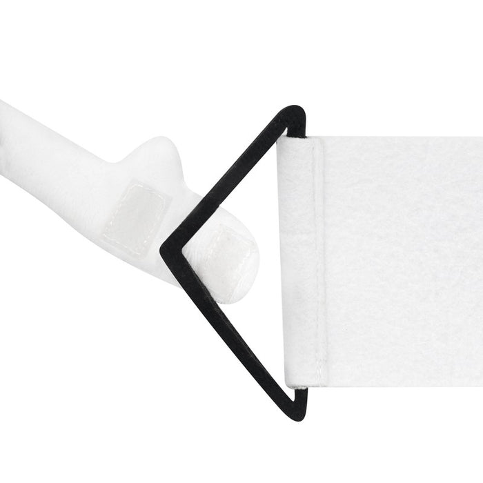 PELUCHE SOCCER BLANCO CON NEGRO