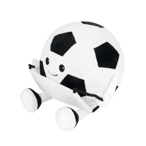 PELUCHE SOCCER BLANCO CON NEGRO